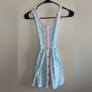 Serpendipity girls 7 to 8 size large dress summer beach sailboat boutique